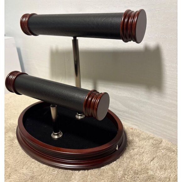 Bombay Double Tier Bracelet & Necklace Holder 10" Tall - Picture 2 of 8